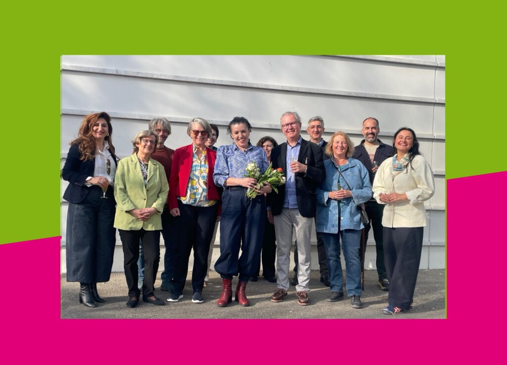 Die Grünen Binningen mit Elif Cakar in der Mitte am Wahlsonntag, 15. März 2026